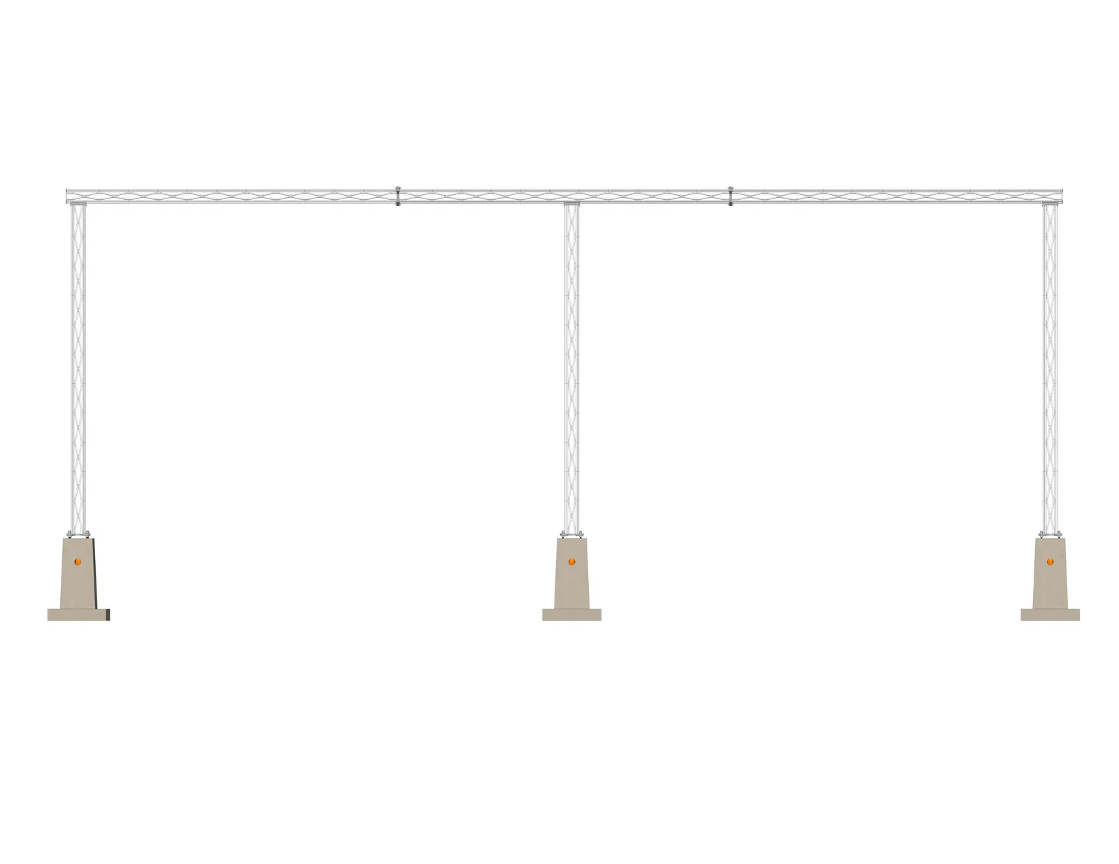 Gantry with 3 legs